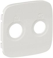 Лицевая панель Legrand Valena Allure для 2-м. розетки TV+SAT жемчуг картинка